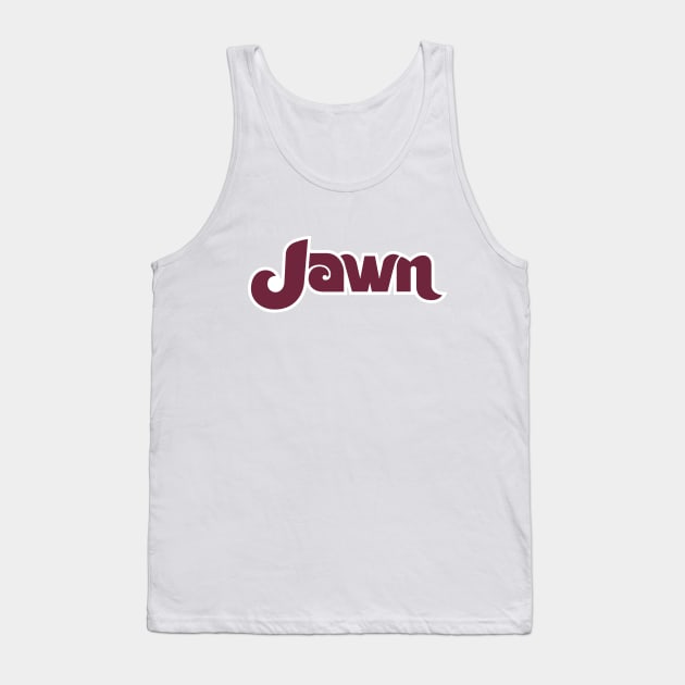 Jawn retro - White Tank Top by KFig21